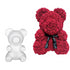 Forever Rose Flower Teddy Bear Doll